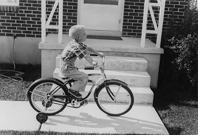 boy on a bike