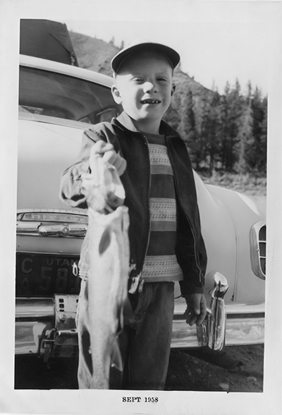 boy with big trout